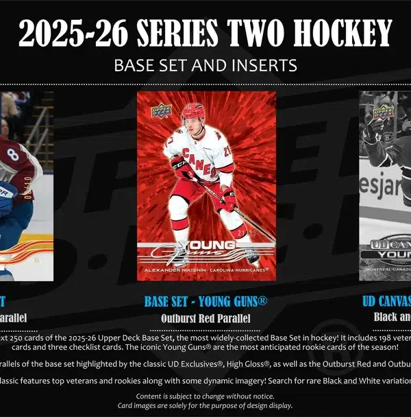 2025-26 Upper Deck Hockey Series 2 Hobby Box - Sealed