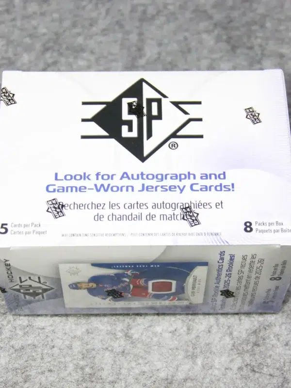 2025-26 Upper Deck SP Hockey NHL Blaster Box - Sealed