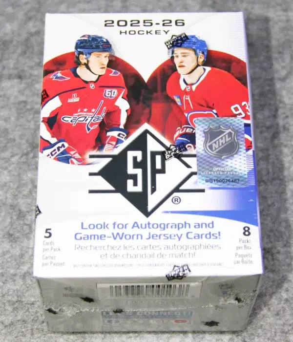 2025-26 Upper Deck SP Hockey NHL Blaster Box - Sealed