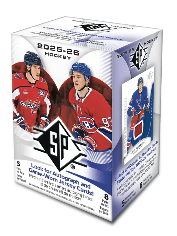2025-26 Upper Deck SP Hockey NHL Blaster Box - Sealed