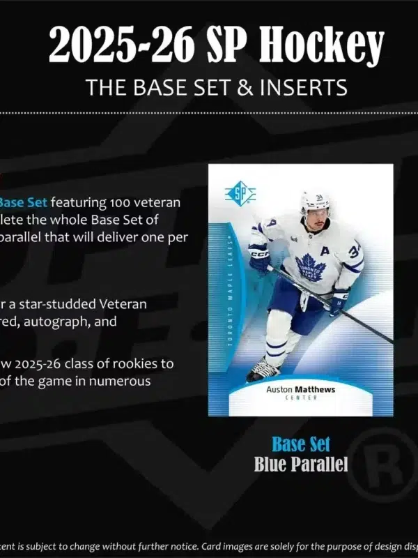 2025-26 Upper Deck SP Hockey NHL Blaster Box - Sealed
