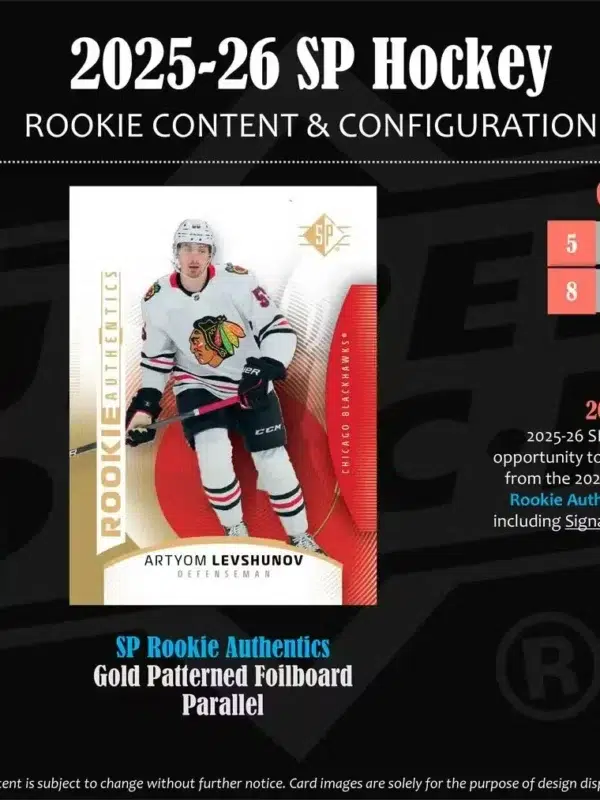 2025-26 Upper Deck SP Hockey NHL Blaster Box - Sealed
