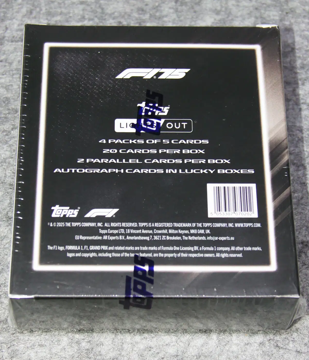 2025 Topps Lights Out Formula 1 Hobby Box - Sealed