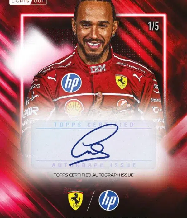 2025 Topps Lights Out Formula 1 Hobby Box - Sealed