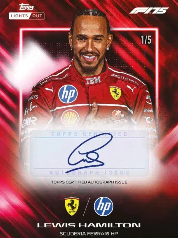 2025 Topps Lights Out Formula 1 Hobby Box - Sealed
