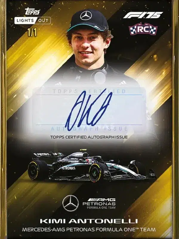 2025 Topps Lights Out Formula 1 Hobby Box - Sealed