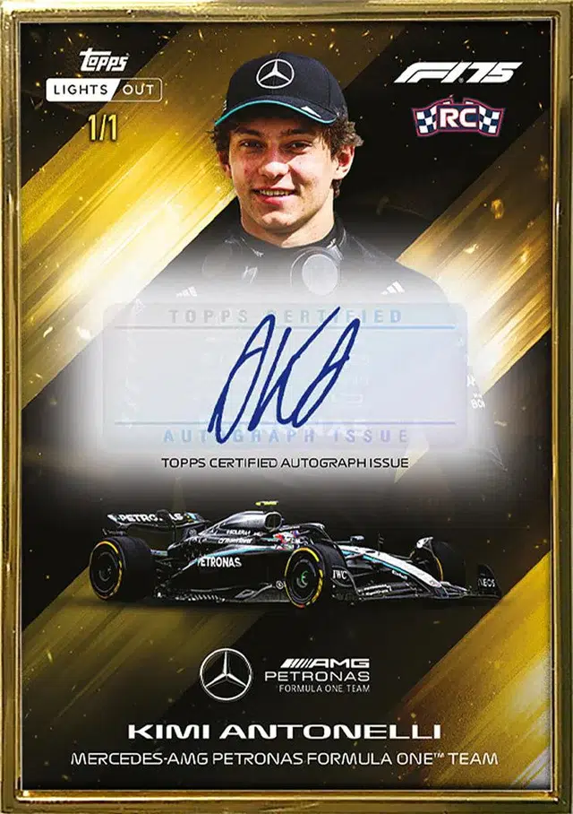 2025 Topps Lights Out Formula 1 Hobby Box - Sealed