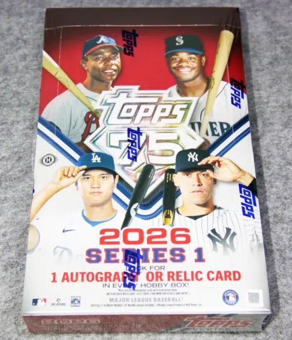 2026 Topps 75 Series 1 Baseball MLB Hobby Box - Sealed