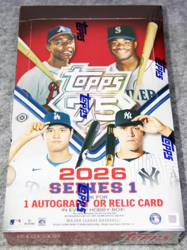2026 Topps 75 Series 1 Baseball MLB Hobby Box - Sealed