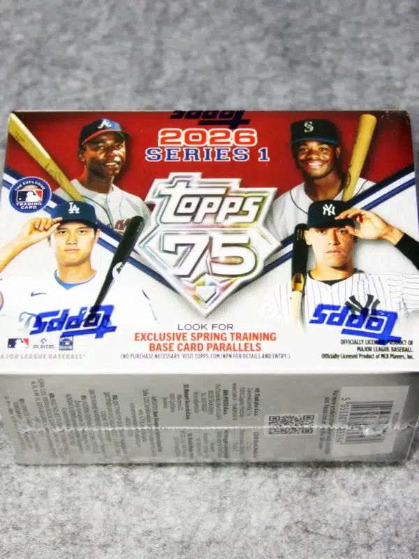2026 Topps 75 Series 1 Baseball MLB Value Box - Sealed