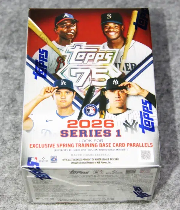 2026 Topps 75 Series 1 Baseball MLB Value Box - Sealed