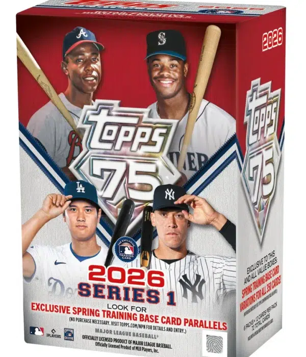 2026 Topps 75 Series 1 Baseball MLB Value Box - Sealed