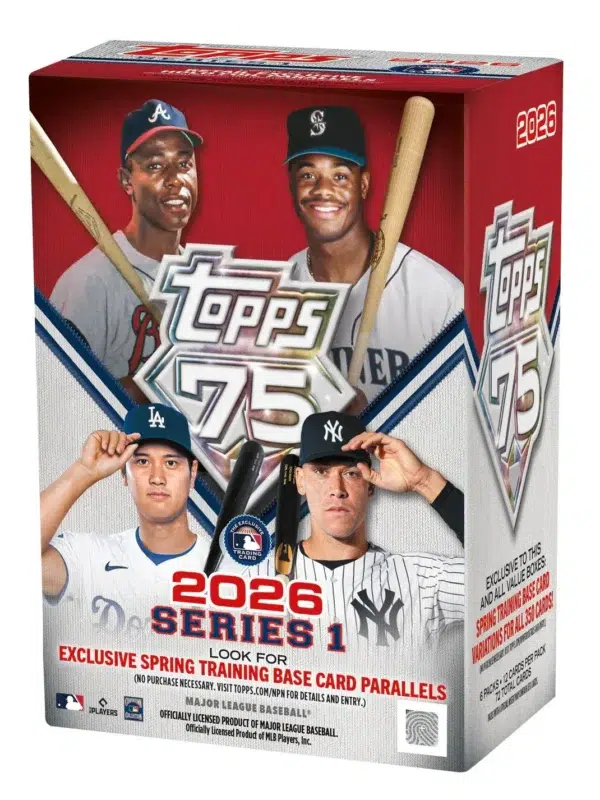 2026 Topps 75 Series 1 Baseball MLB Value Box - Sealed