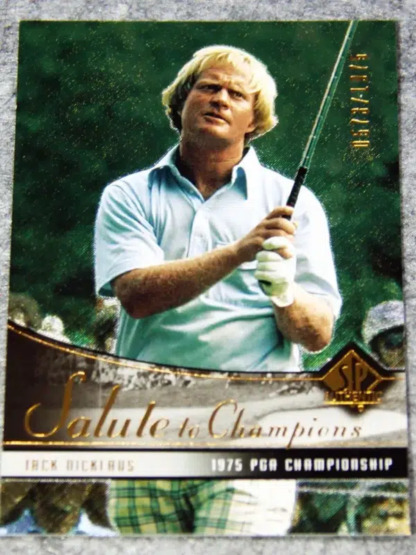 2004 Jack Nicklaus #75 Upper Deck SP Authentic Salute to Champions /1975