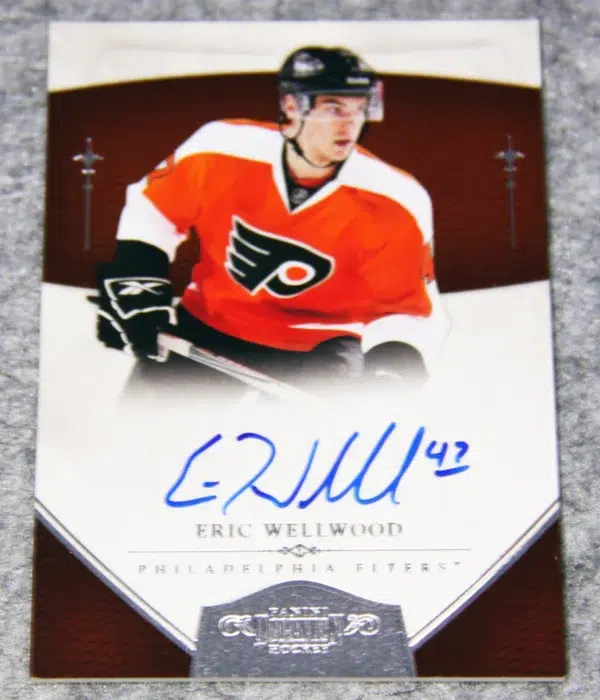 2011-12 Eric Wellwood #212 Panini Dominion Hockey Auto