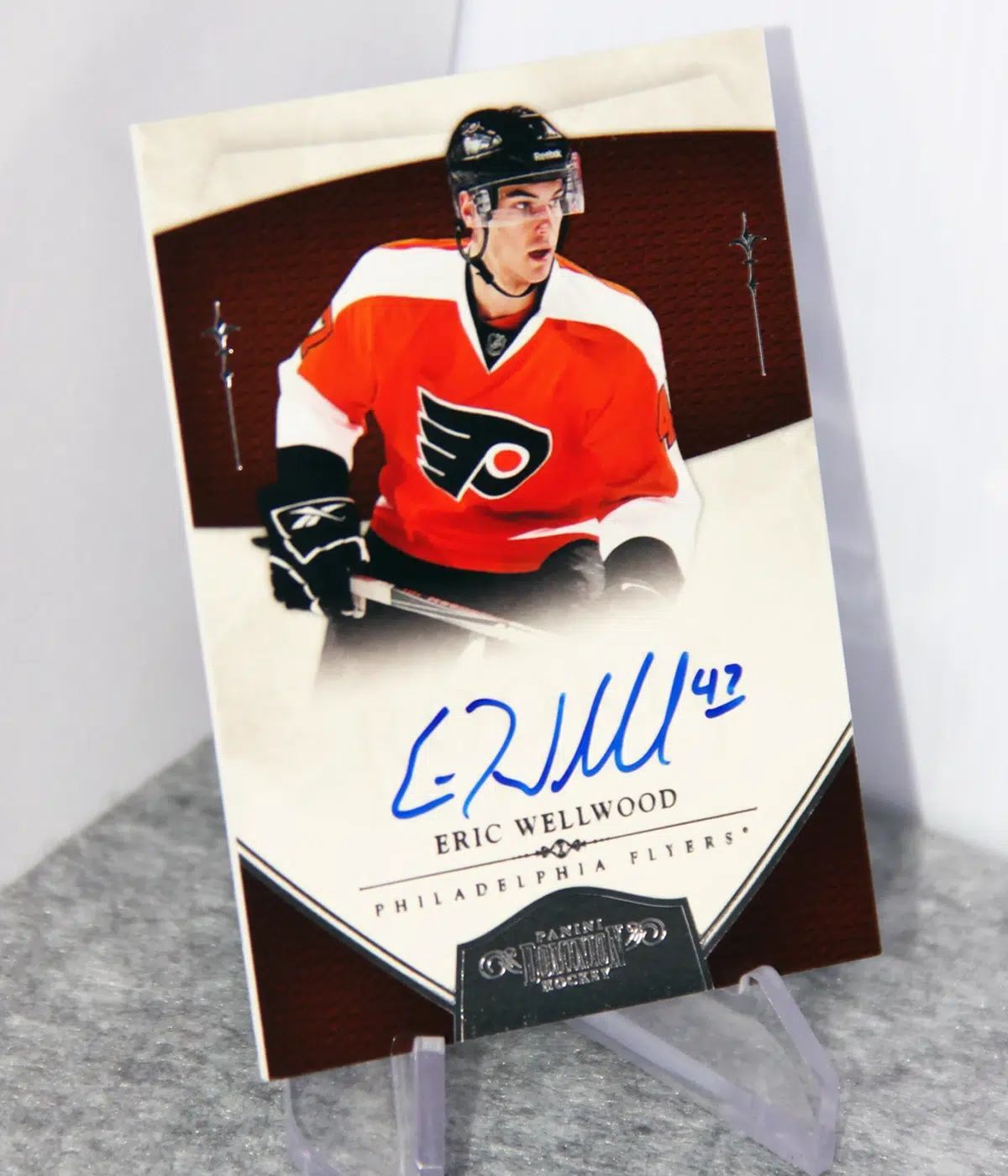 2011-12 Eric Wellwood #212 Panini Dominion Hockey Auto