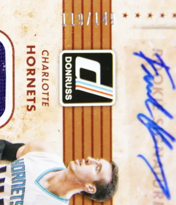 2015-16 Frank Kaminsky #RMS-FK Panini Donruss Rookie Material Signatures RPA RC /149