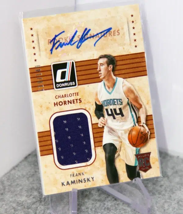 2015-16 Frank Kaminsky #RMS-FK Panini Donruss Rookie Material Signatures RPA RC /149