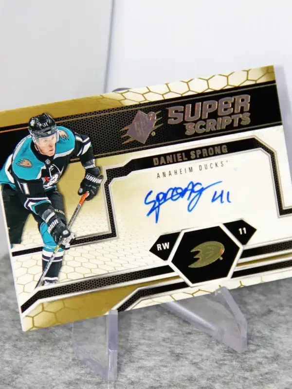 2018-19 Daniel Sprong #SS-DS Upper Deck SPx Superscripts Autograph