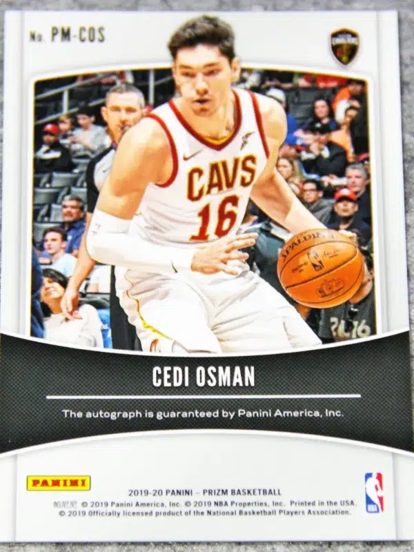 2019-20 Cedi Osman #PM-COS Panini Prizm Basketball Penmanship Auto