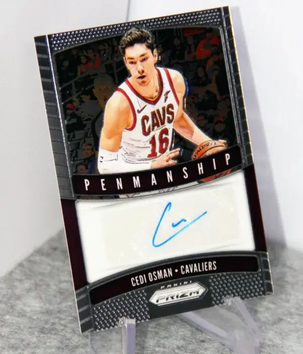 2019-20 Cedi Osman #PM-COS Panini Prizm Basketball Penmanship Auto