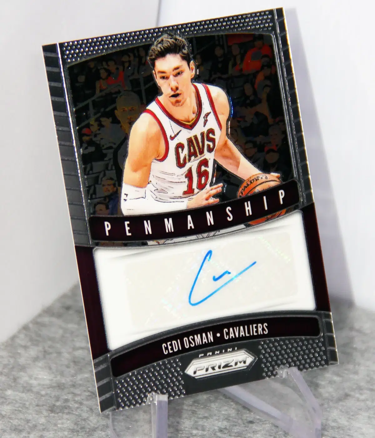 2019-20 Cedi Osman #PM-COS Panini Prizm Basketball Penmanship Auto