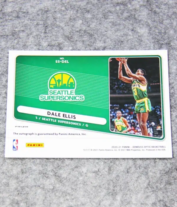 2020-21 Dale Ellis #SS-DEL Panini Donruss Optic Signature Series Choice Red Prizm