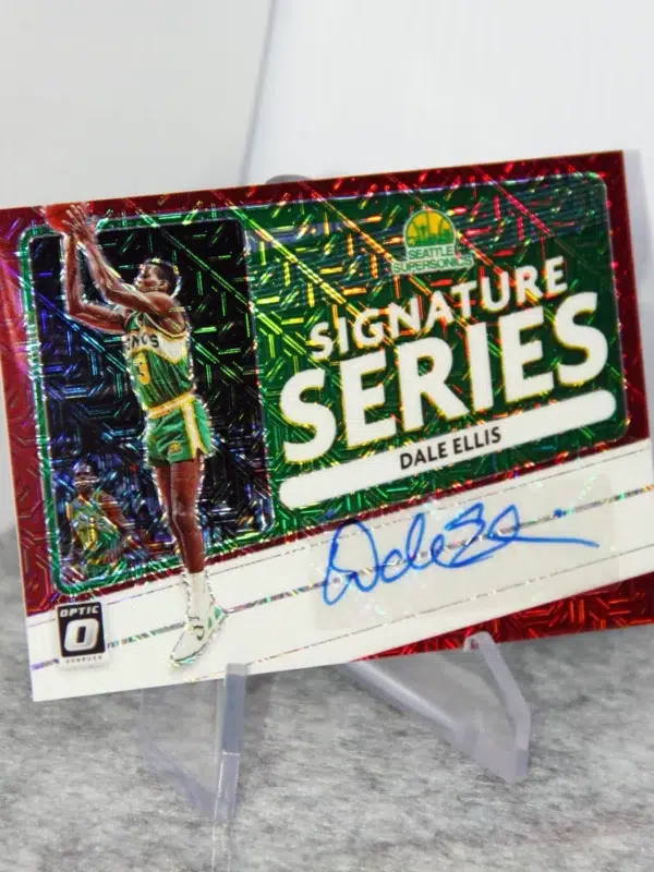 2020-21 Dale Ellis #SS-DEL Panini Donruss Optic Signature Series Choice Red Prizm