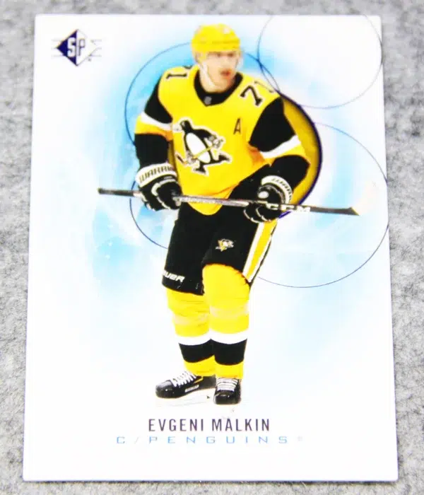2020-21 Evgeni Malkin #38 Upper Deck SP Hockey Blue