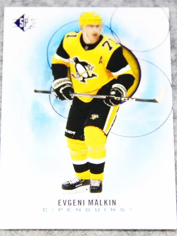2020-21 Evgeni Malkin #38 Upper Deck SP Hockey Blue