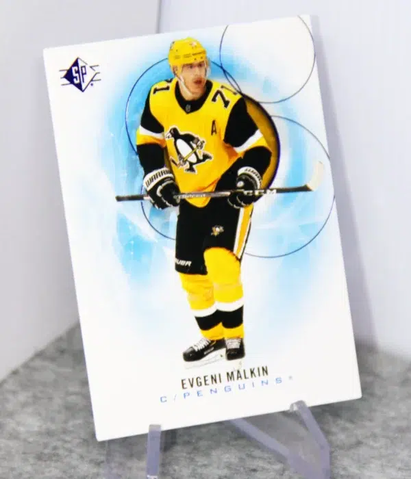 2020-21 Evgeni Malkin #38 Upper Deck SP Hockey Blue