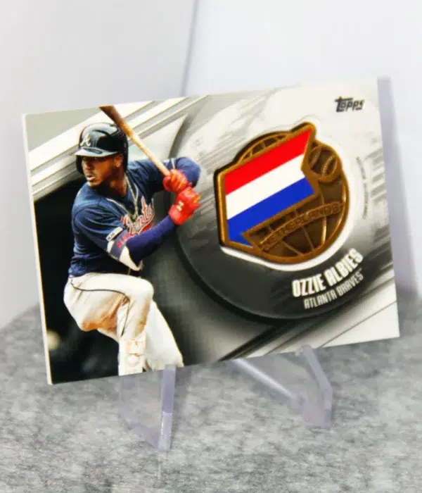 2020 Ozzie Albies #GGM-OA Topps Series One Global Game Medallions