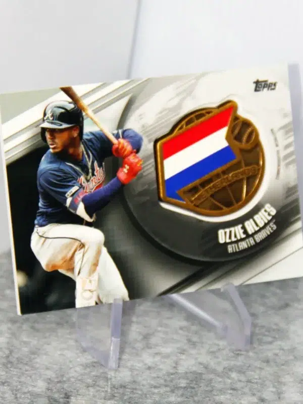2020 Ozzie Albies #GGM-OA Topps Series One Global Game Medallions