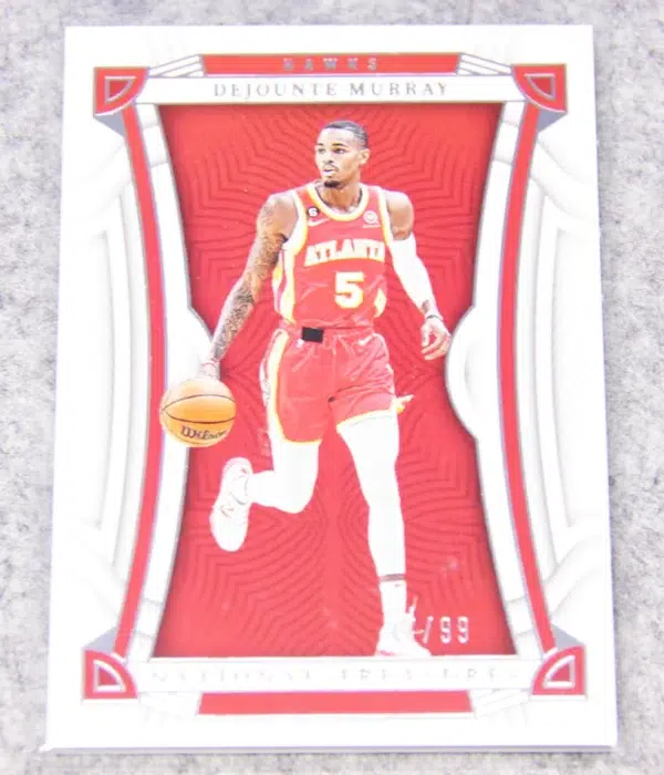 2021-22 Dejounte Murray #32 Panini National Treasures /99
