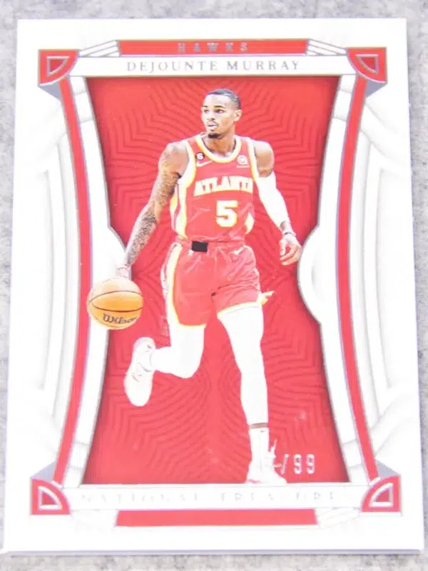 2021-22 Dejounte Murray #32 Panini National Treasures /99