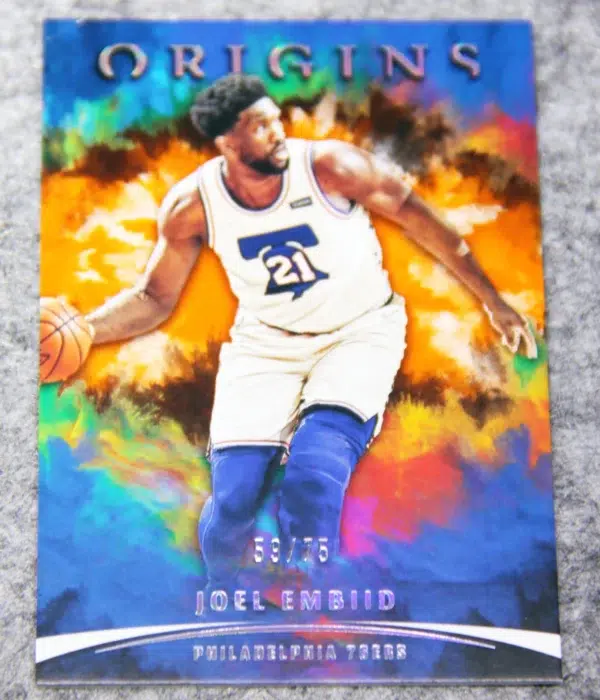 2021-22 Joel Embiid #21 Panini Origins Orange /75