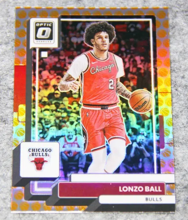 2021-22 Lonzo Ball #58 Panini Donruss Optic Prizm