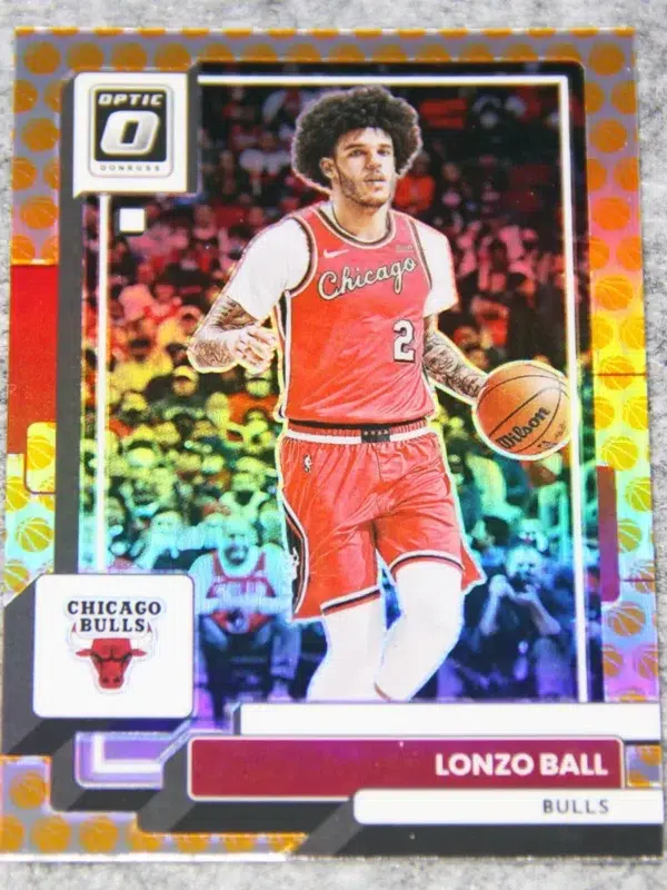 2021-22 Lonzo Ball #58 Panini Donruss Optic Prizm