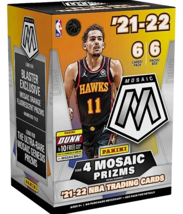 2021-22 Panini Mosaic NBA Basketball Blaster Box - Sealed