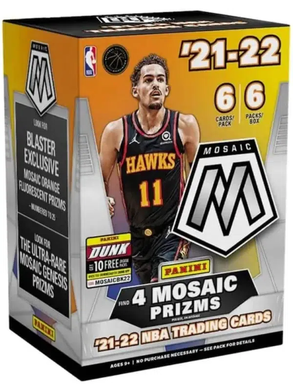 2021-22 Panini Mosaic NBA Basketball Blaster Box - Sealed