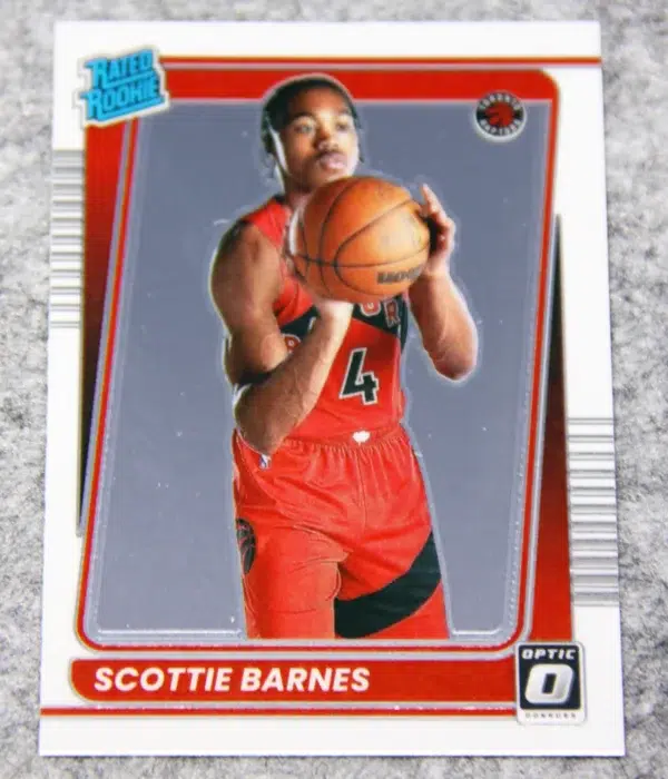 2021-22 Scottie Barnes #186 Panini Donruss Optic RC