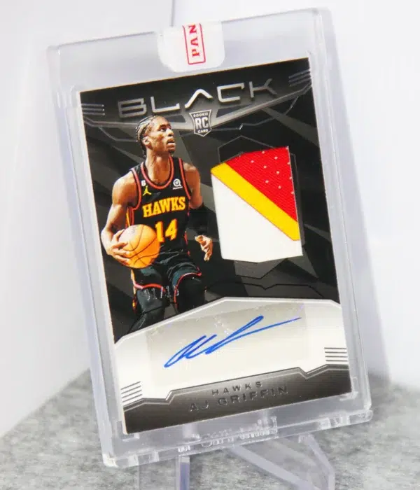 2022-23 AJ Griffin #RJM-AJG Panini Black Rookie Jumbo Memorabilia RC /15