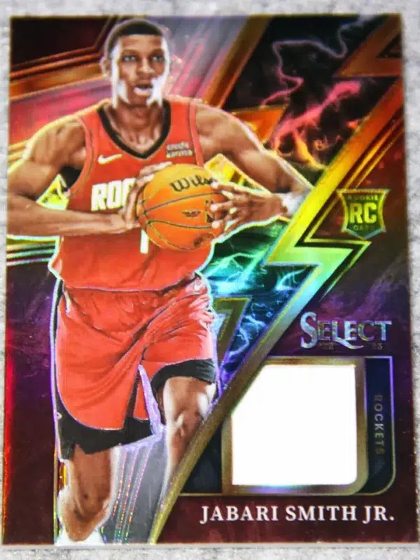 2022-23 Jabari Smith Jr #S-JS Panini Select Sparks Prizm Relic RC