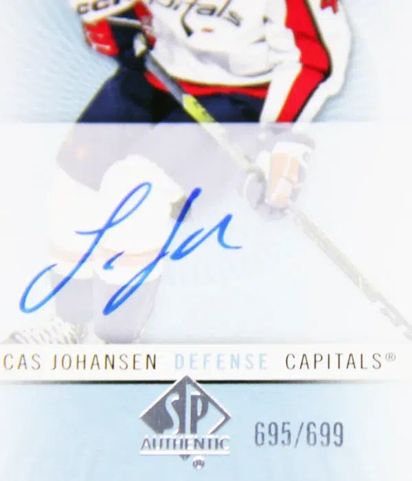 2022-23 Lucas Johansen #RFWA-LJ Upper Deck SP Authentic Retro Future Watch Auto /699