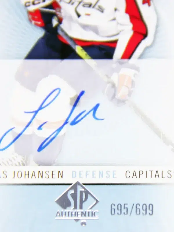 2022-23 Lucas Johansen #RFWA-LJ Upper Deck SP Authentic Retro Future Watch Auto /699