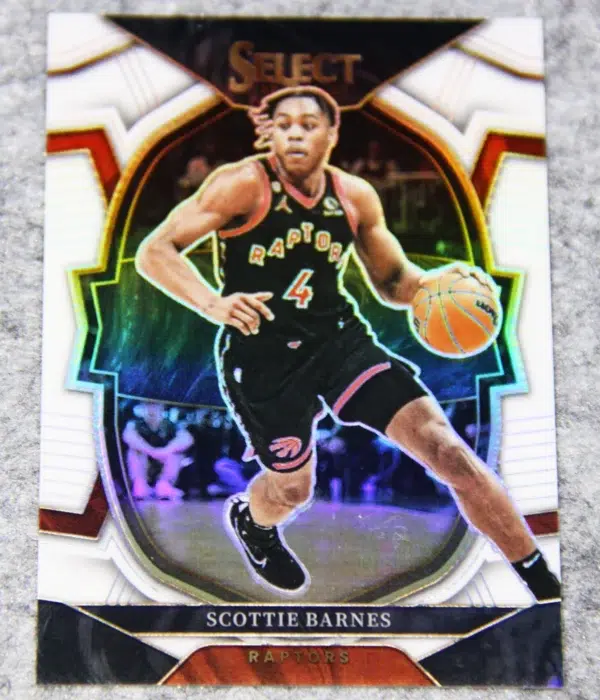 2022-23 Scottie Barnes #53 Panini Select Concourse White Prizm /149