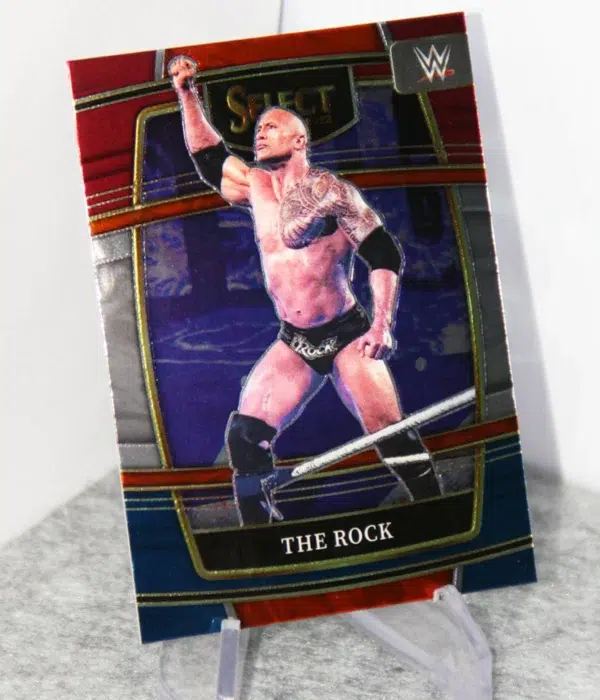 2022 Dwayne The Rock Johnson #20 Select WWE Concourse Red, White & Blue