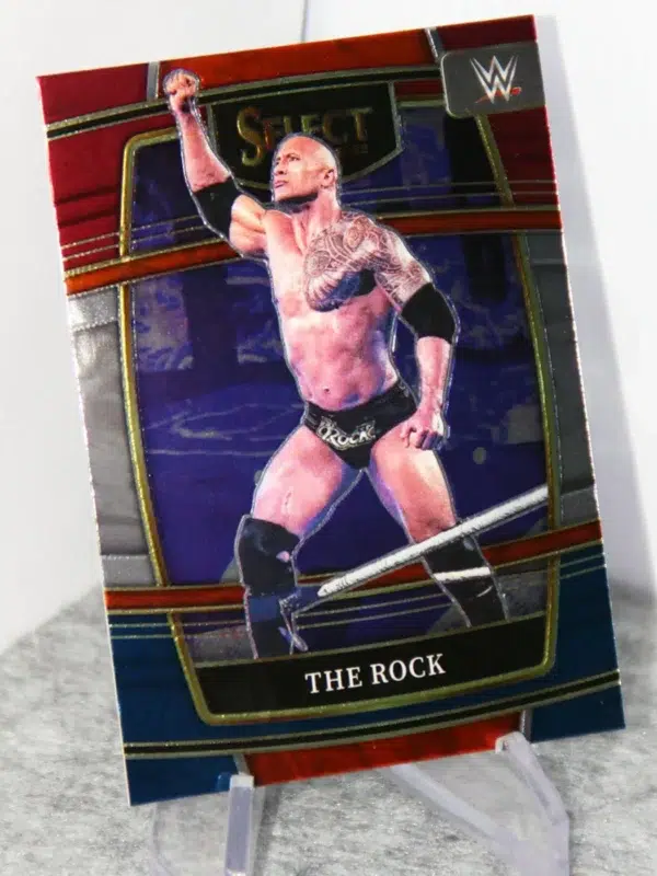 2022 Dwayne The Rock Johnson #20 Select WWE Concourse Red, White & Blue