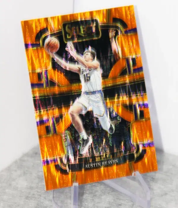 2023-24 Austin Reaves #52 Panini Select Orange Flash Prizm