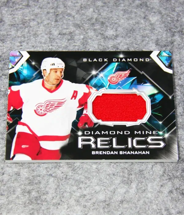 2023-24 Brendan Shanahan #DMR-BS Upper Deck Black Diamond Hockey Diamond Mine Relics